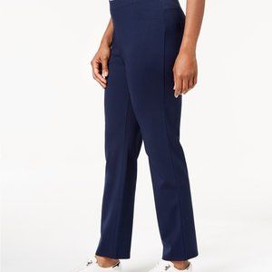 Karen Scott Plus Size Comfort Waist Pants, BLUE 3x